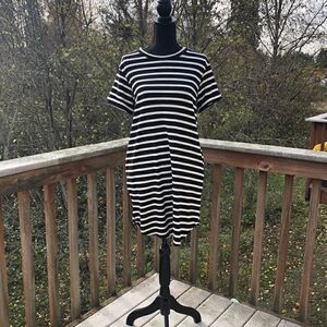Striped Tshirt Dress SZ S